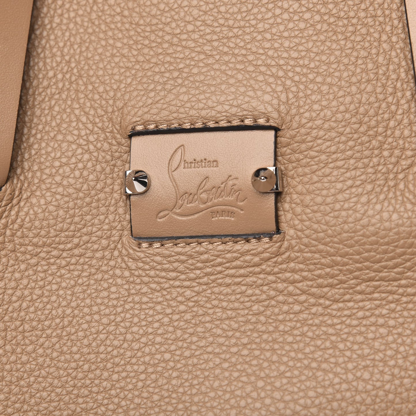Grained Calfskin Kabiker Tote Nude