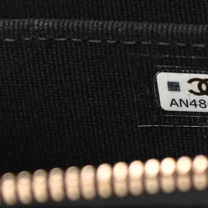 Chanel Caviar Quilted CC Zip Card Holder Black 7 of 8