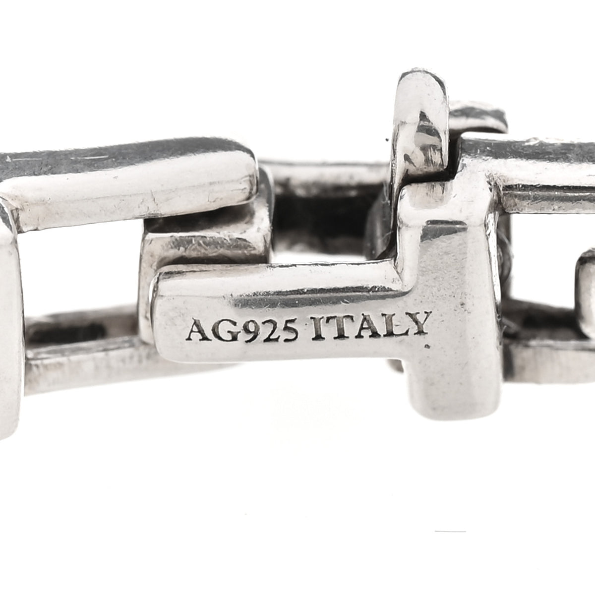 Tiffany Sterling Silver T Link Chain Bracelet 3 of 4