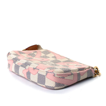 Louis Vuitton Damier Azur Tahitienne Mini Pochette Accessories 6 of 7
