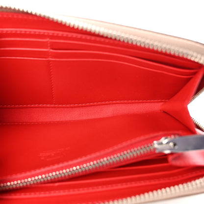 Christian Louboutin Calfskin Panettone Spiked Zip Around Wallet Dune 5 of 7
