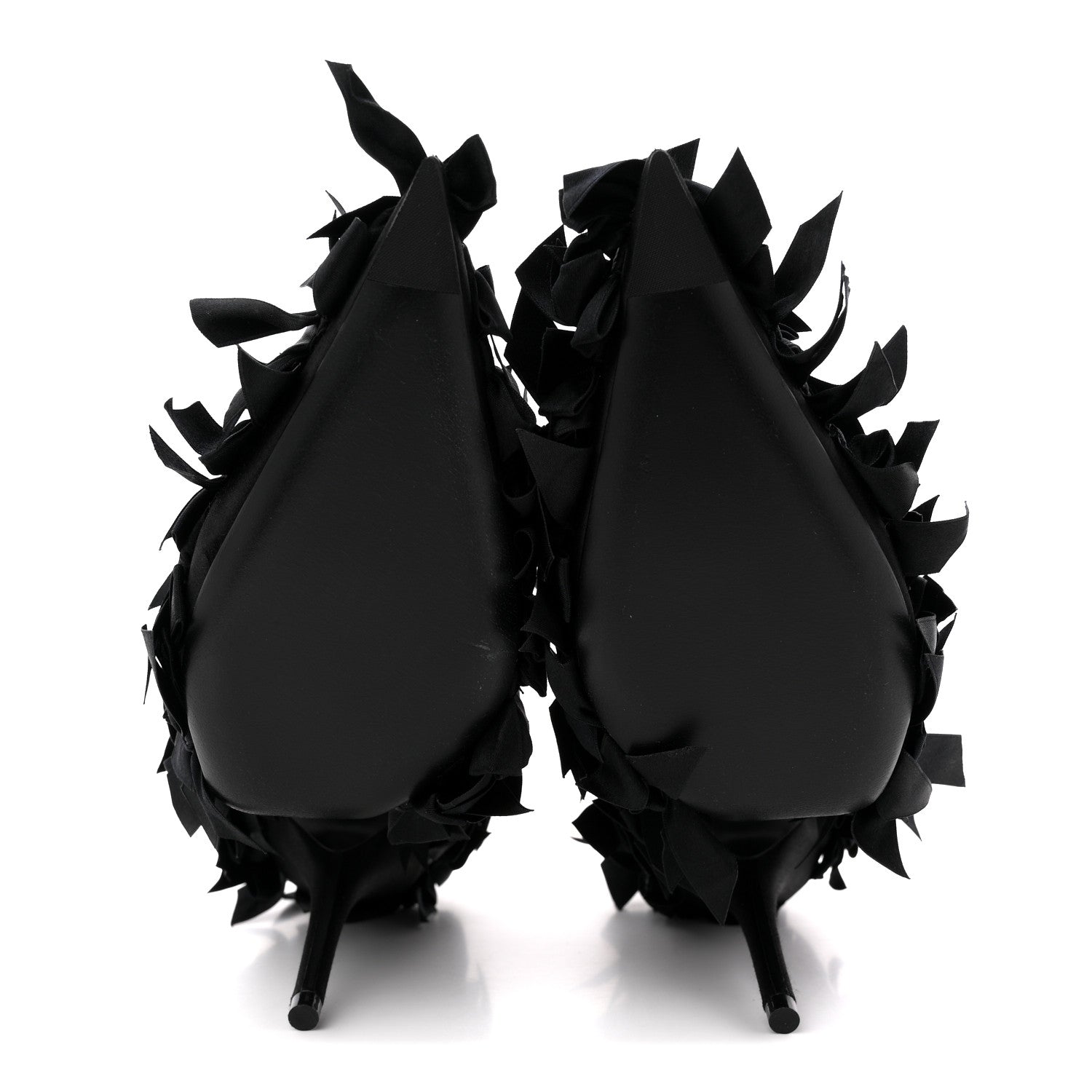 Balenciaga Satin Pointed Marie A Bows All Over 110mm Pumps  35 Black 6 of 11