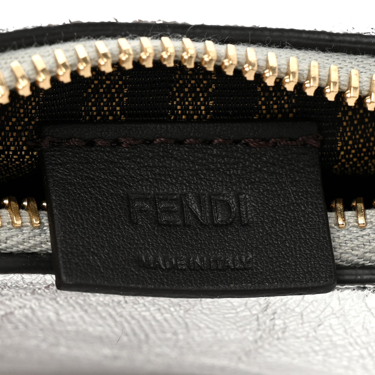 Rock Millenium Nano Fendigraphy Hobo Charm Argento