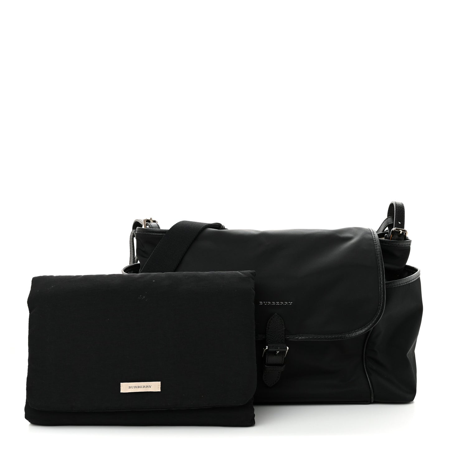 Nylon Diaper Bag Black