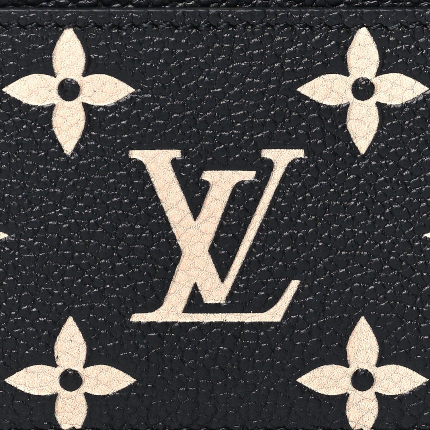 Louis Vuitton Empreinte Card Holder Black Beige 7 of 9