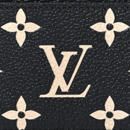 Louis Vuitton Empreinte Card Holder Black Beige 7 of 9