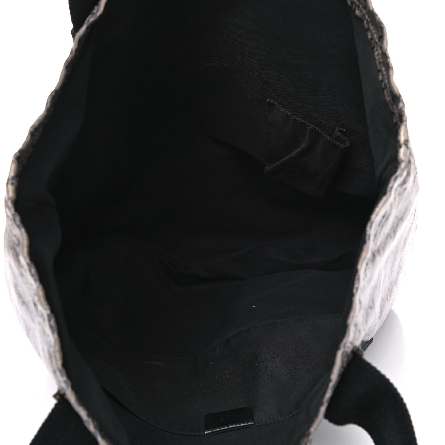 Crystal Monogram Medium Vertical Tote Black