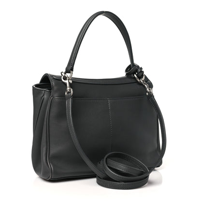 Balenciaga Natural Smooth Calfskin Mini Rodeo Top Handle Handbag Grey 3 of 10