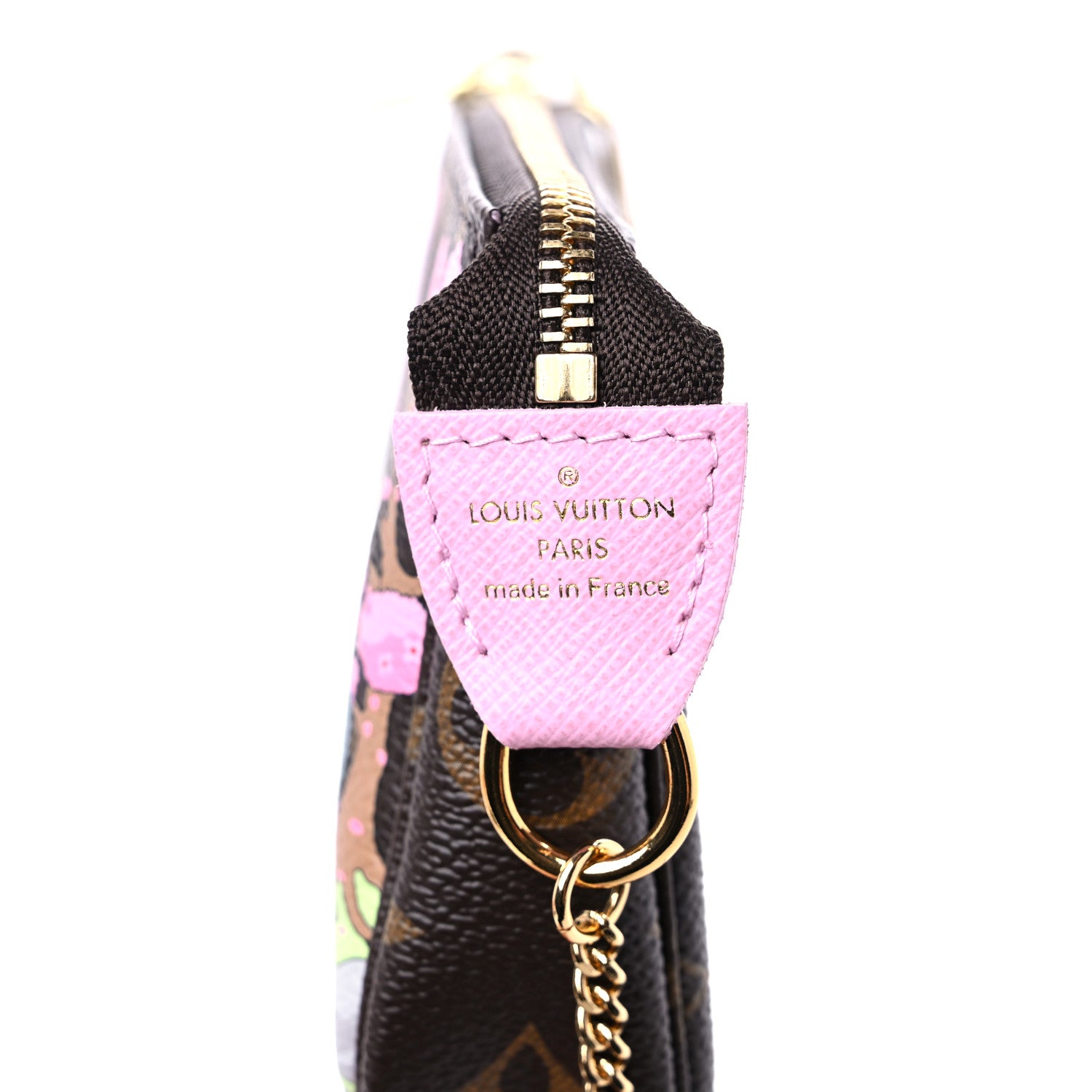 Louis Vuitton Monogram 2021 Christmas Animation Japanese Garden Mini Pochette Accessories Wisteria Pink 6 of 9