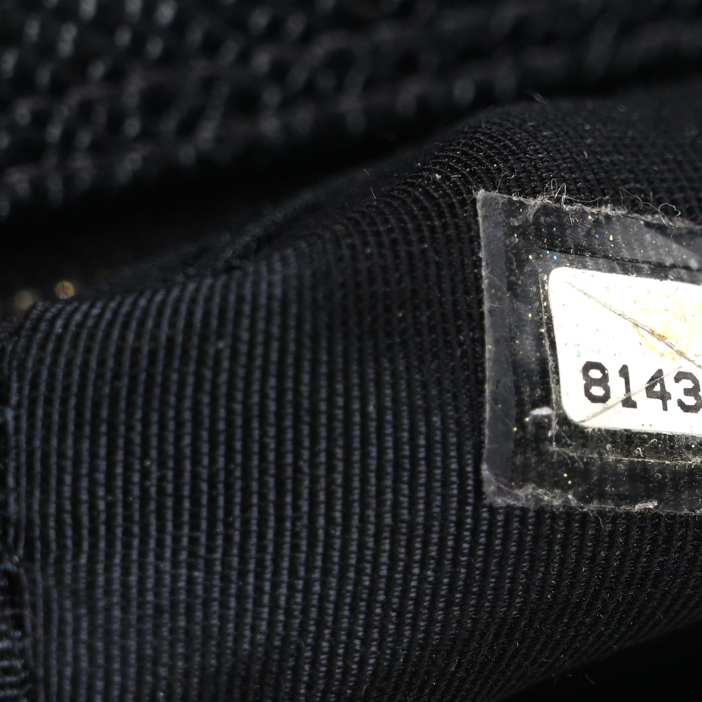 Caviar Quilted Large Bowler Black