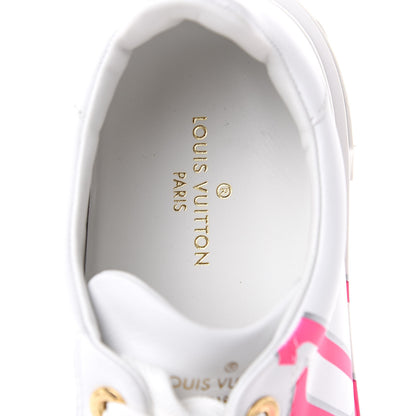 Louis Vuitton Monogram Time Out Sneakers 40 White Rose 8 of 10