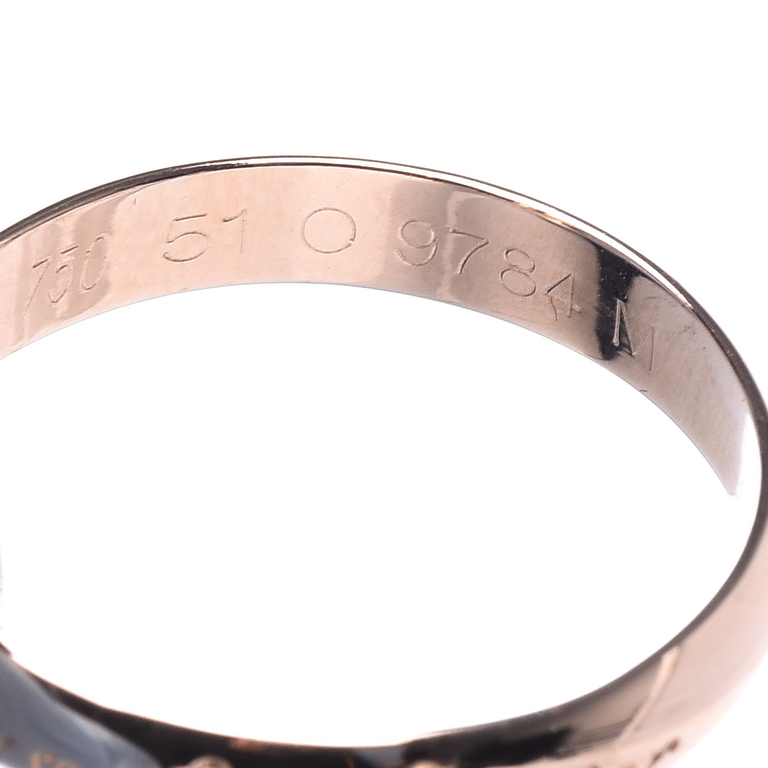 Cartier 18K Pink Yellow White Gold Classic Les Must De Trinity Ring 51 5.75 4 of 4