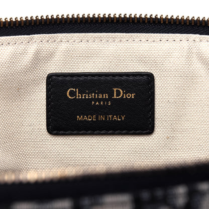 Christian Dior Oblique Pouch Clutch Blue 6 of 9