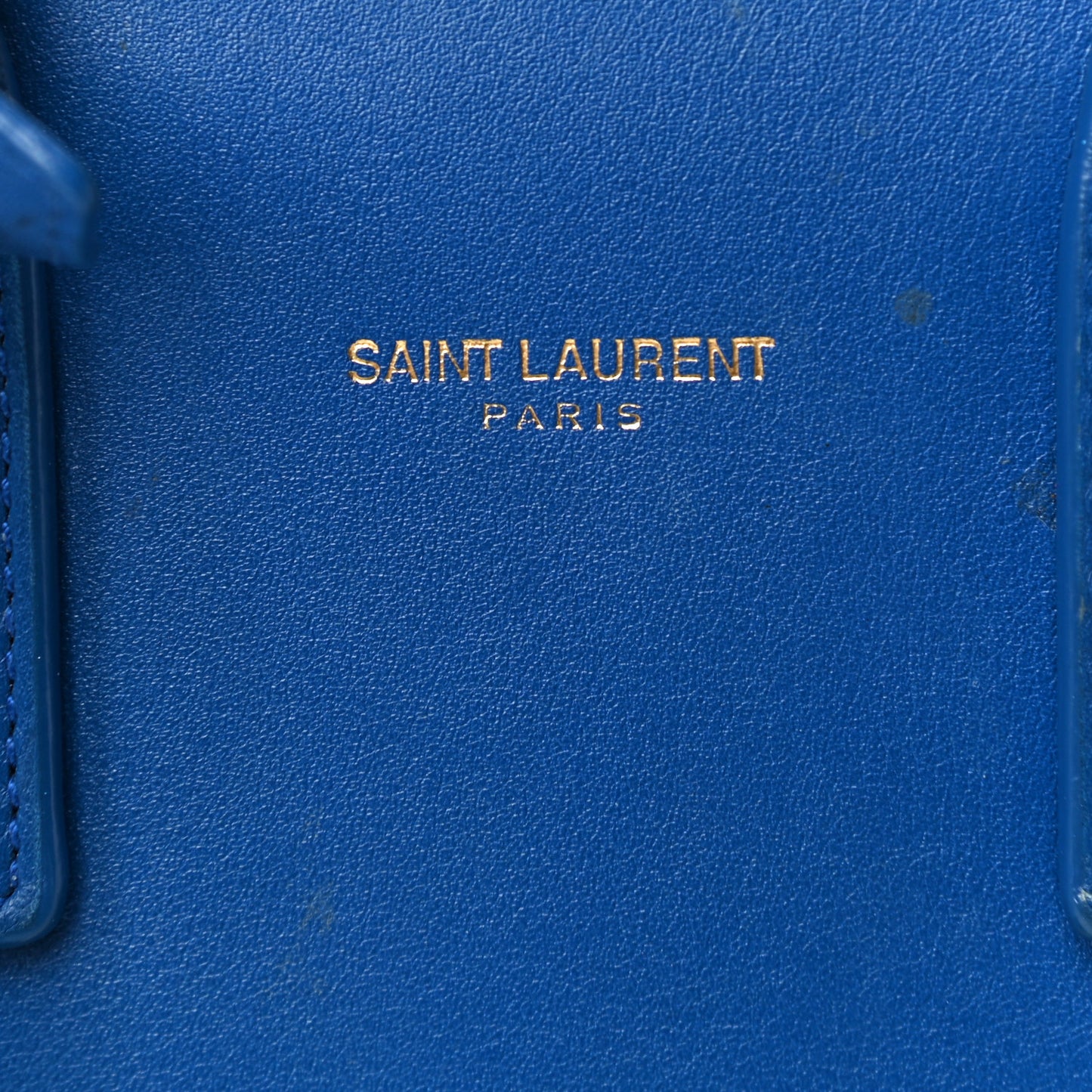 Calfskin Nano Sac De Jour Royal Blue