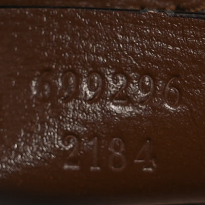 Gucci GG Supreme Monogram Mini Horsebit 1955 Shoulder Bag Beige Brown Sugar 7 of 12