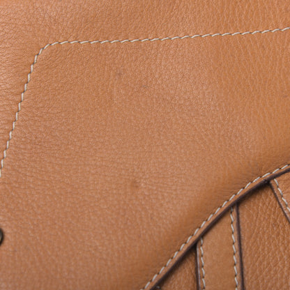 Christian Dior Calfskin Baudrier Saddle Bag Tan 8 of 15
