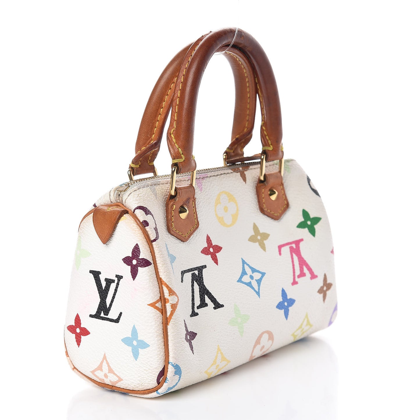 Monogram Multicolor Mini Sac HL Speedy White