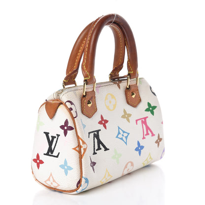 Louis Vuitton Monogram Multicolor Mini Sac HL Speedy White 3 of 13