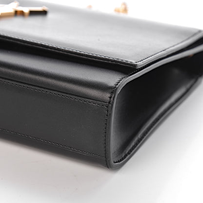 Saint Laurent Smooth Calfskin Medium Classic Monogram Kate Tassel Satchel Black 12 of 18
