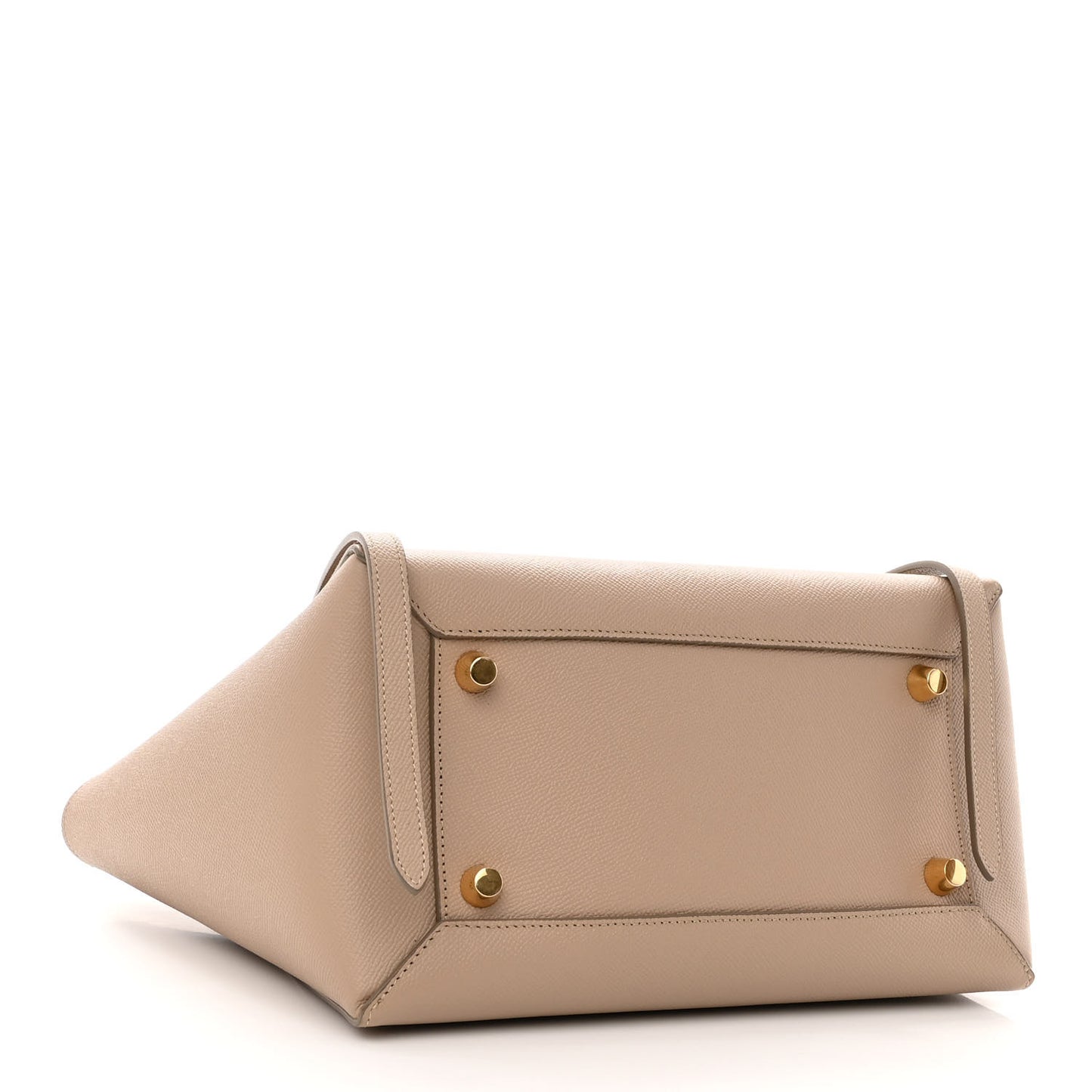 Grained Calfskin Mini Belt Bag Light Taupe