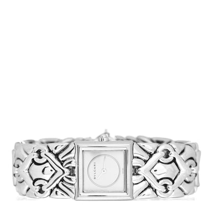 Bulgari 18K White Gold 22mm Trika Quartz Watch 2 of 5