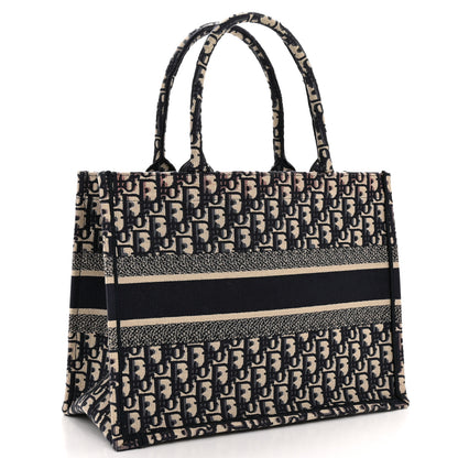 Christian Dior Oblique Medium Book Tote Blue Multicolor 3 of 12