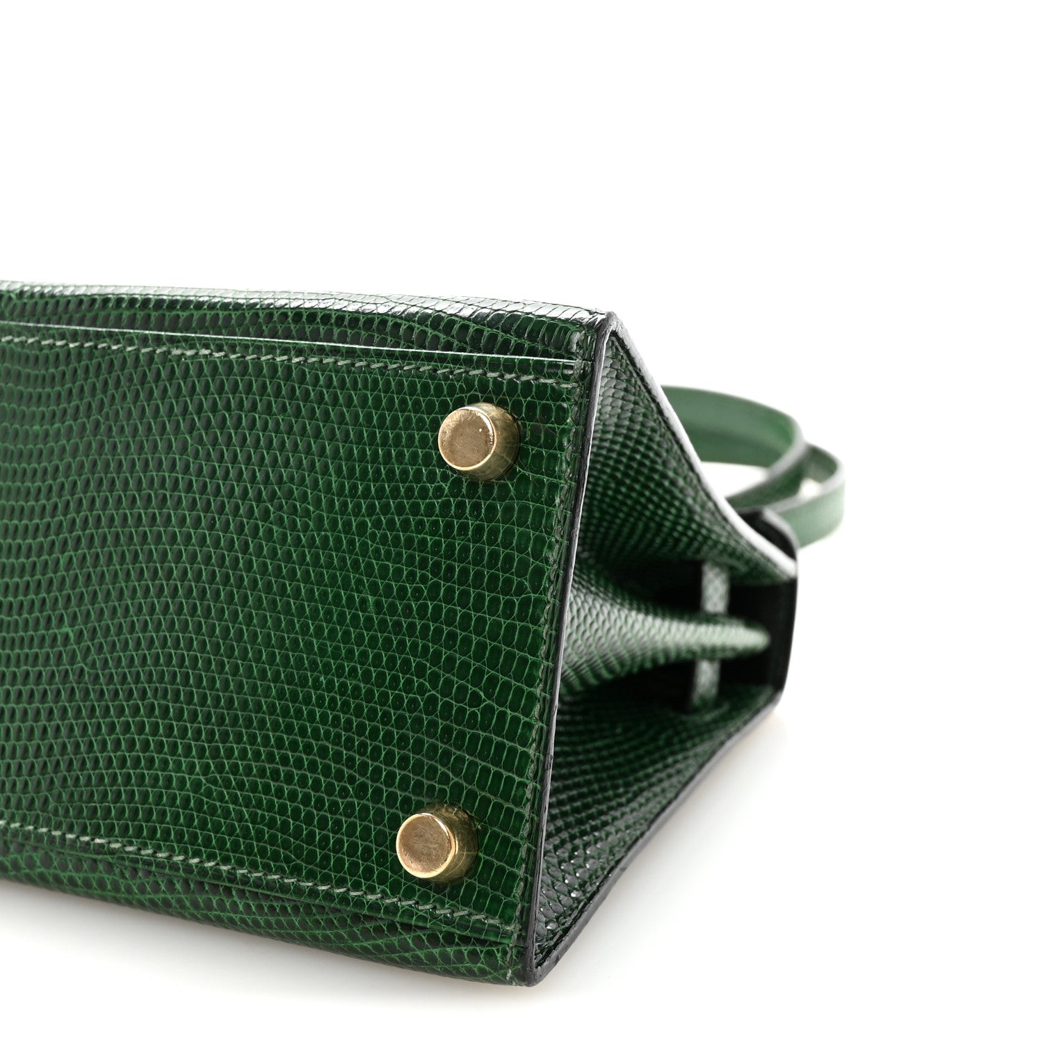 Hermes Lizard Mini Kelly Sellier 20 Vert Moyen 9 of 9