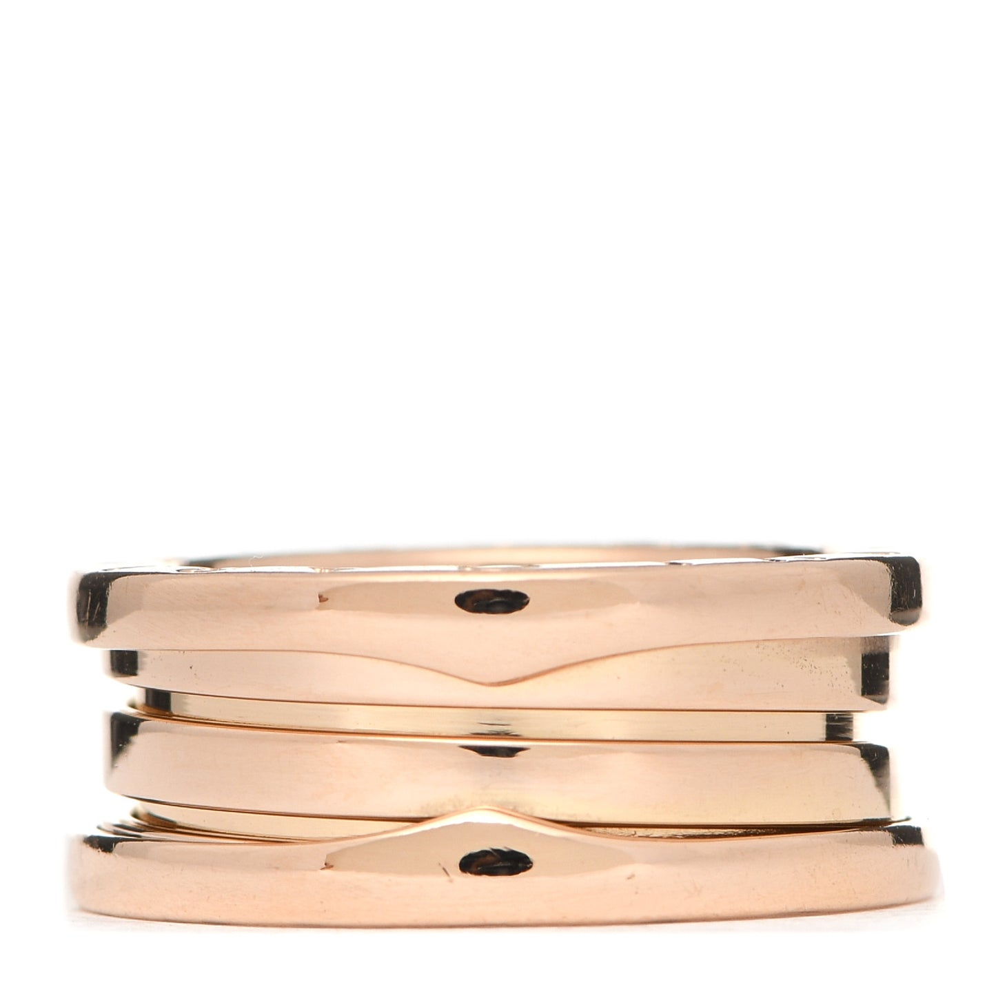 18K Rose Gold B.Zero1 Three-Band Ring 50 5.5