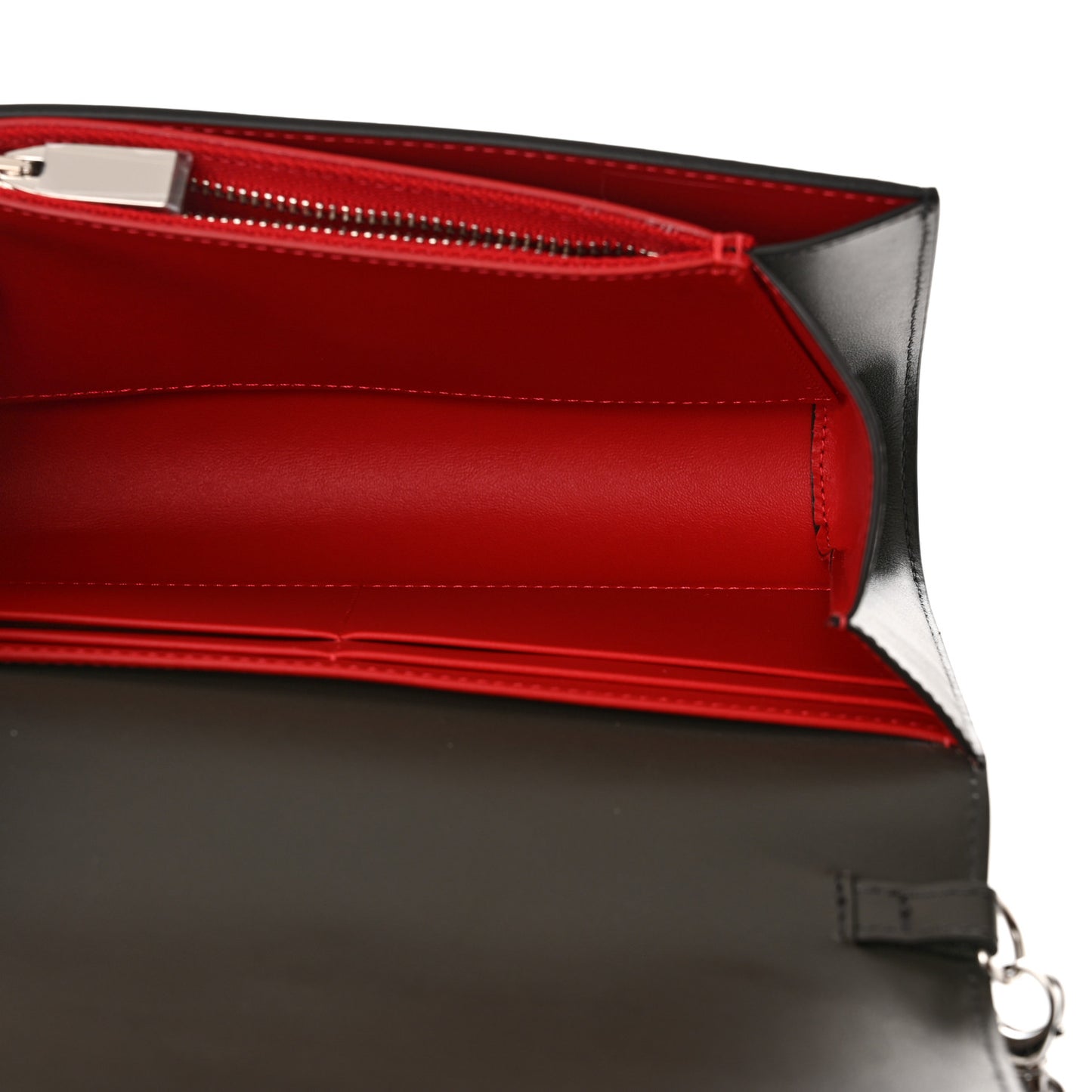 Calfskin Spikes Loubinthesky Paloma Wallet on Chain Rocket