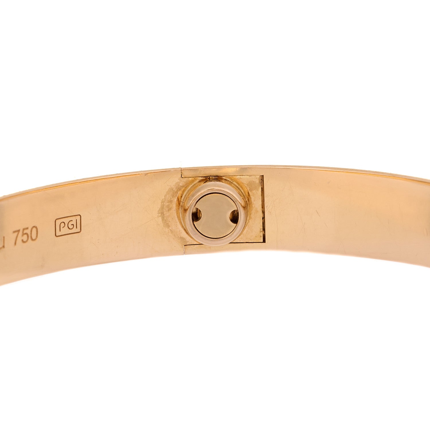 Cartier 18K Yellow Gold Love Bracelet 16 7 of 9