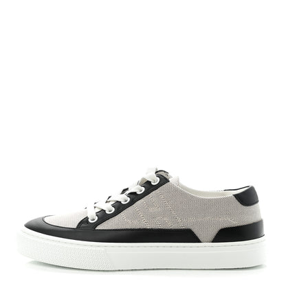 Hermes Canvas Calfskin Deep Sneakers 37 Prunoir Black 1 of 9