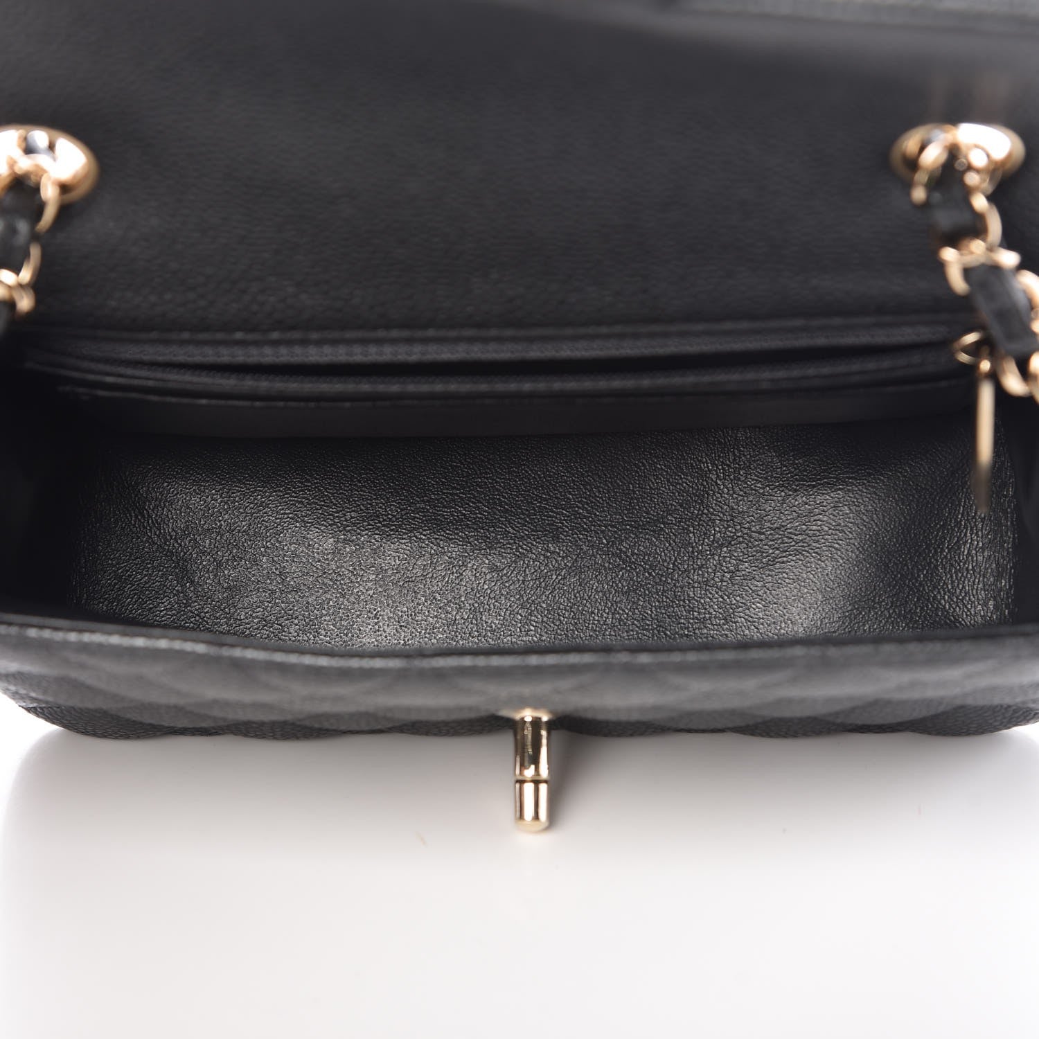 Chanel Caviar Quilted Mini Rectangular Flap Dark Grey 5 of 7