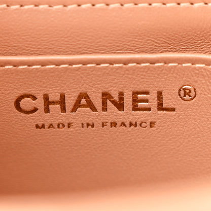 Chanel Lambskin Quilted Mini Square Flap Brown 6 of 11