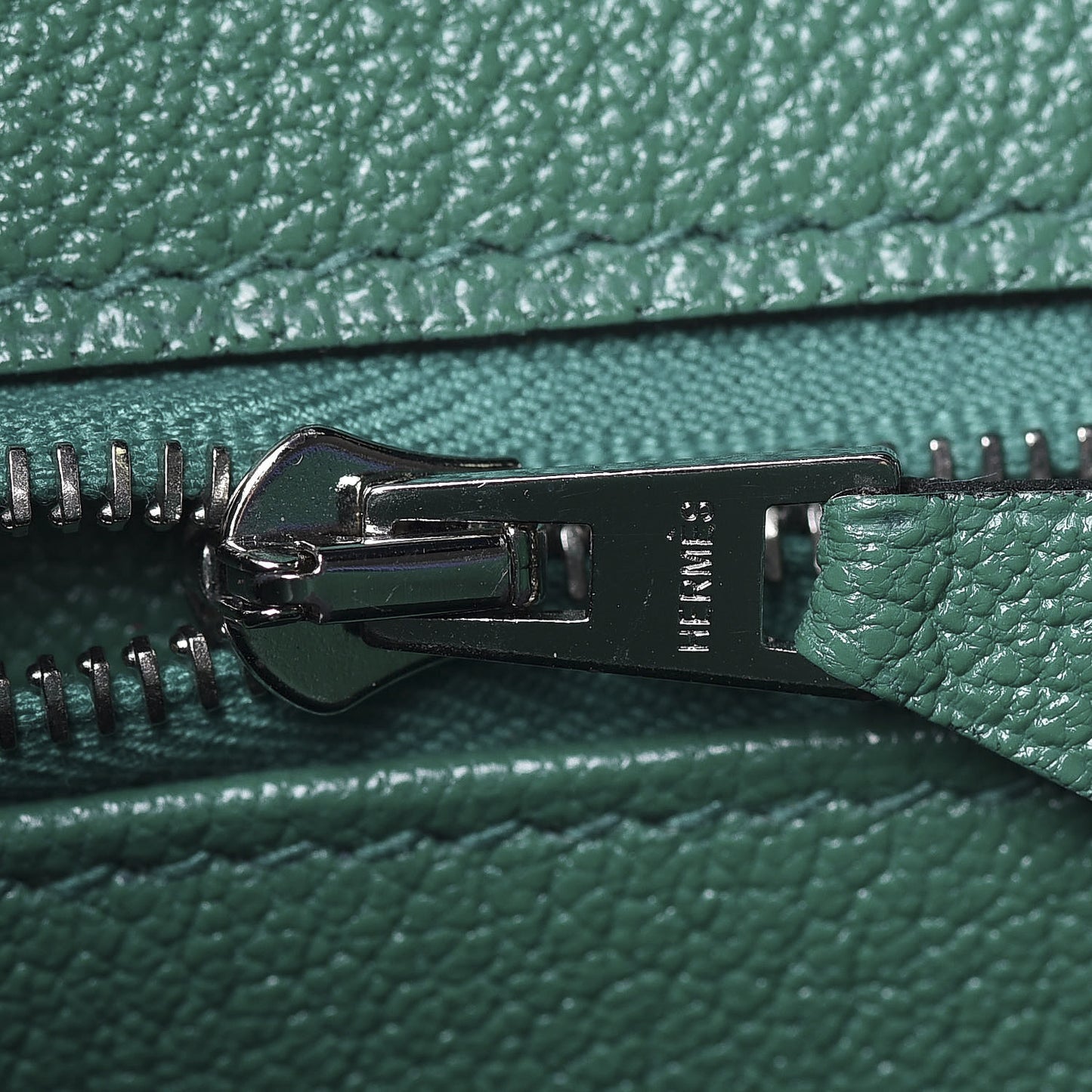 Togo Bi Color Horseshoe Birkin 35 Bleu Electrique Vert Vertigo