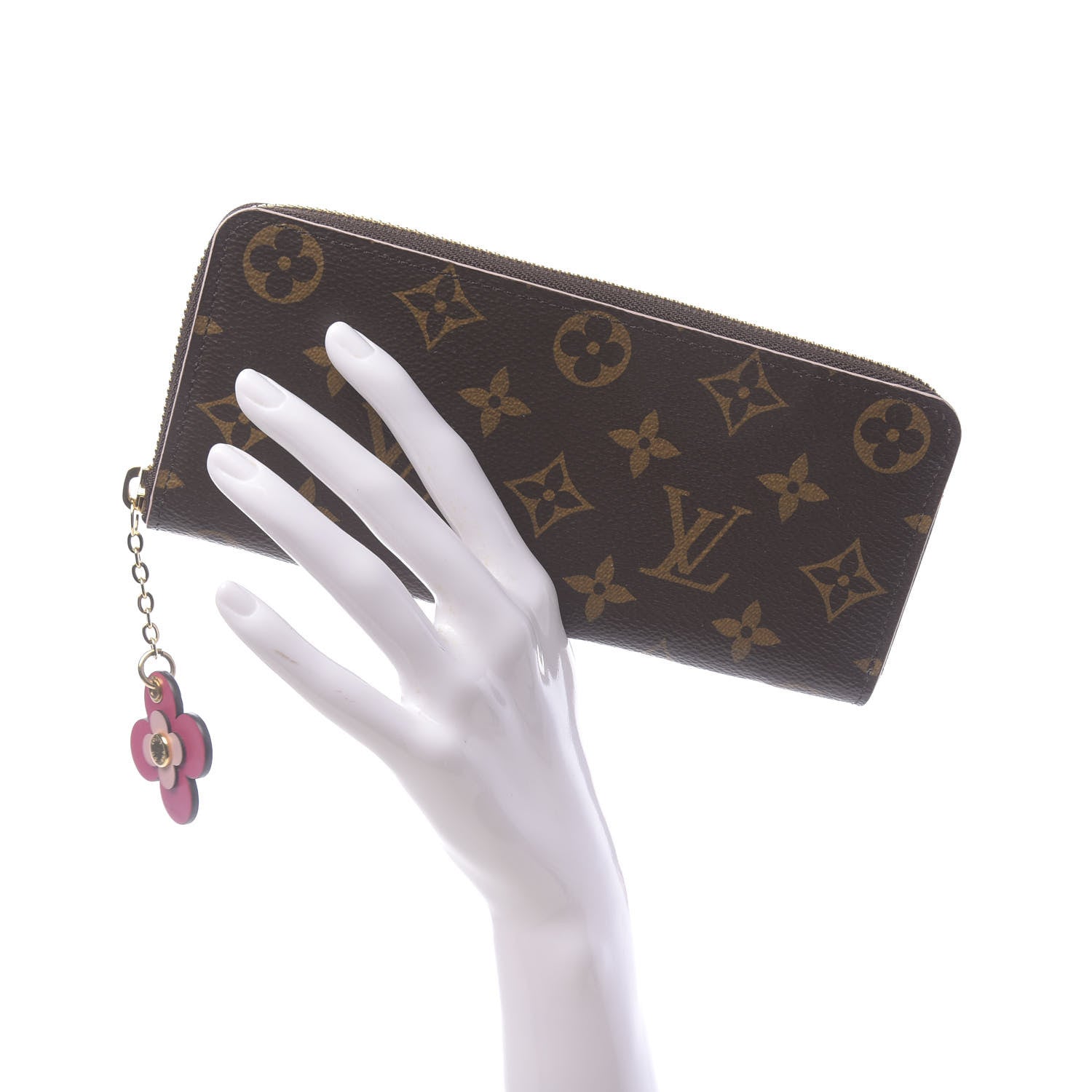 Louis Vuitton Monogram Blooming Flowers Clemence Wallet 2 of 7