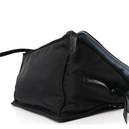 Prada Tessuto Nylon Studded Etiquette Flap Black 9 of 9