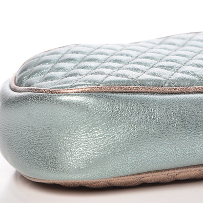 Gucci Laminated Nappa Trapuntata Mini Zumi Dome Shoulder Bag Rosa Lago Rame 5 of 9