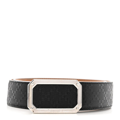 Gucci Bright Diamante Signature Belt 75 30 Black 1 of 7