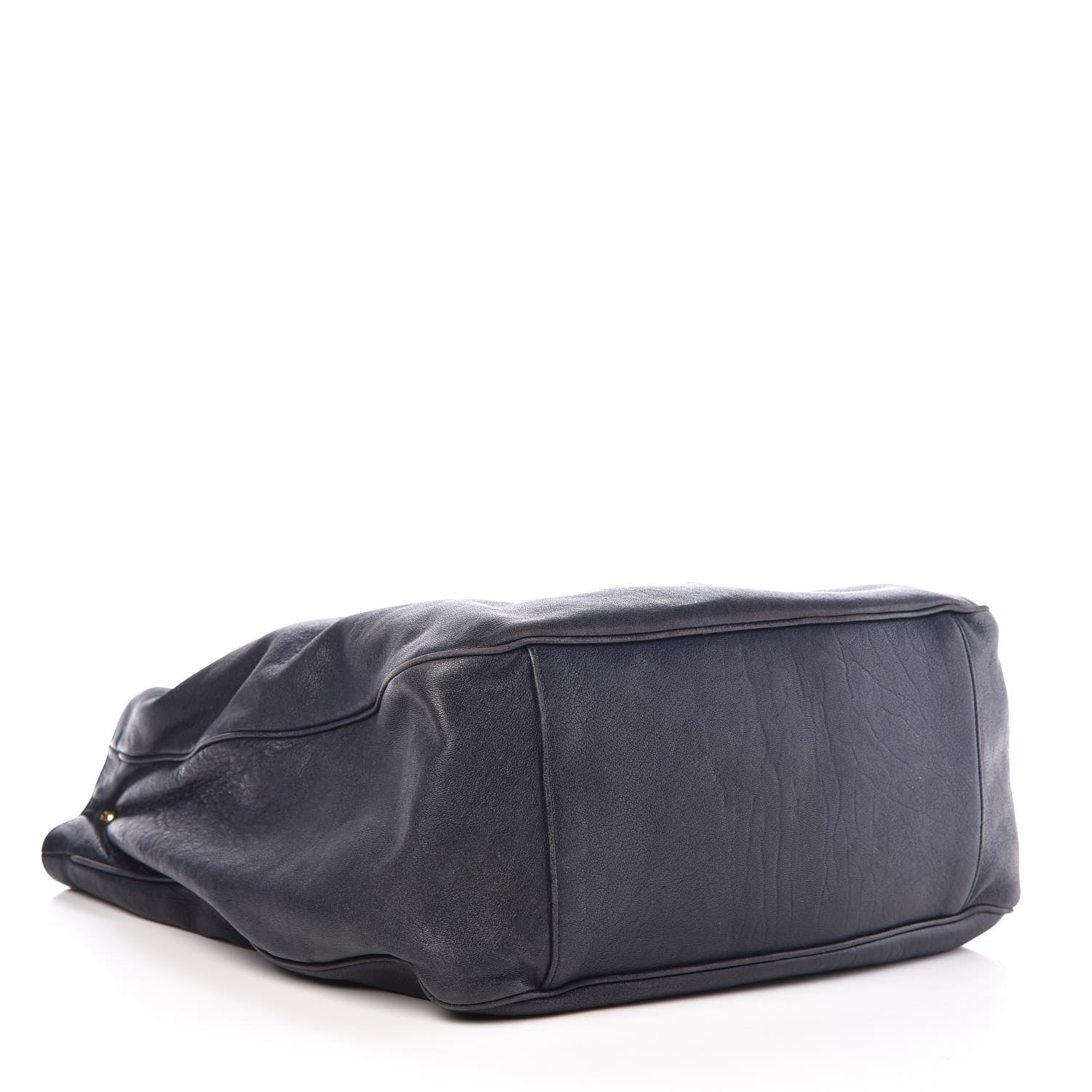 Saint Laurent Goatskin Large Roady Hobo Navy 4 of 12