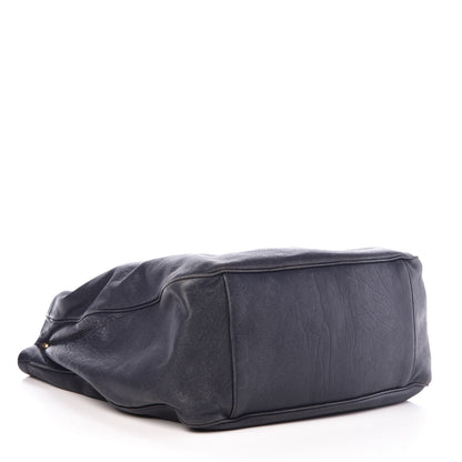 Saint Laurent Goatskin Large Roady Hobo Navy 4 of 12
