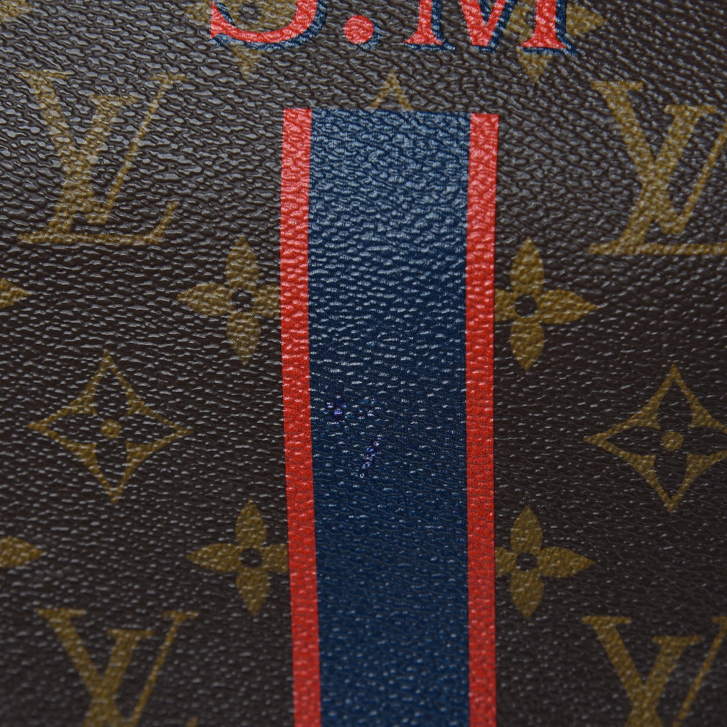 Louis Vuitton Monogram My LV Heritage Speedy Bandouliere 35 Blue Marine Rouge 13 of 23