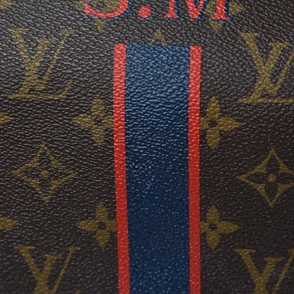 Louis Vuitton Monogram My LV Heritage Speedy Bandouliere 35 Blue Marine Rouge 13 of 23