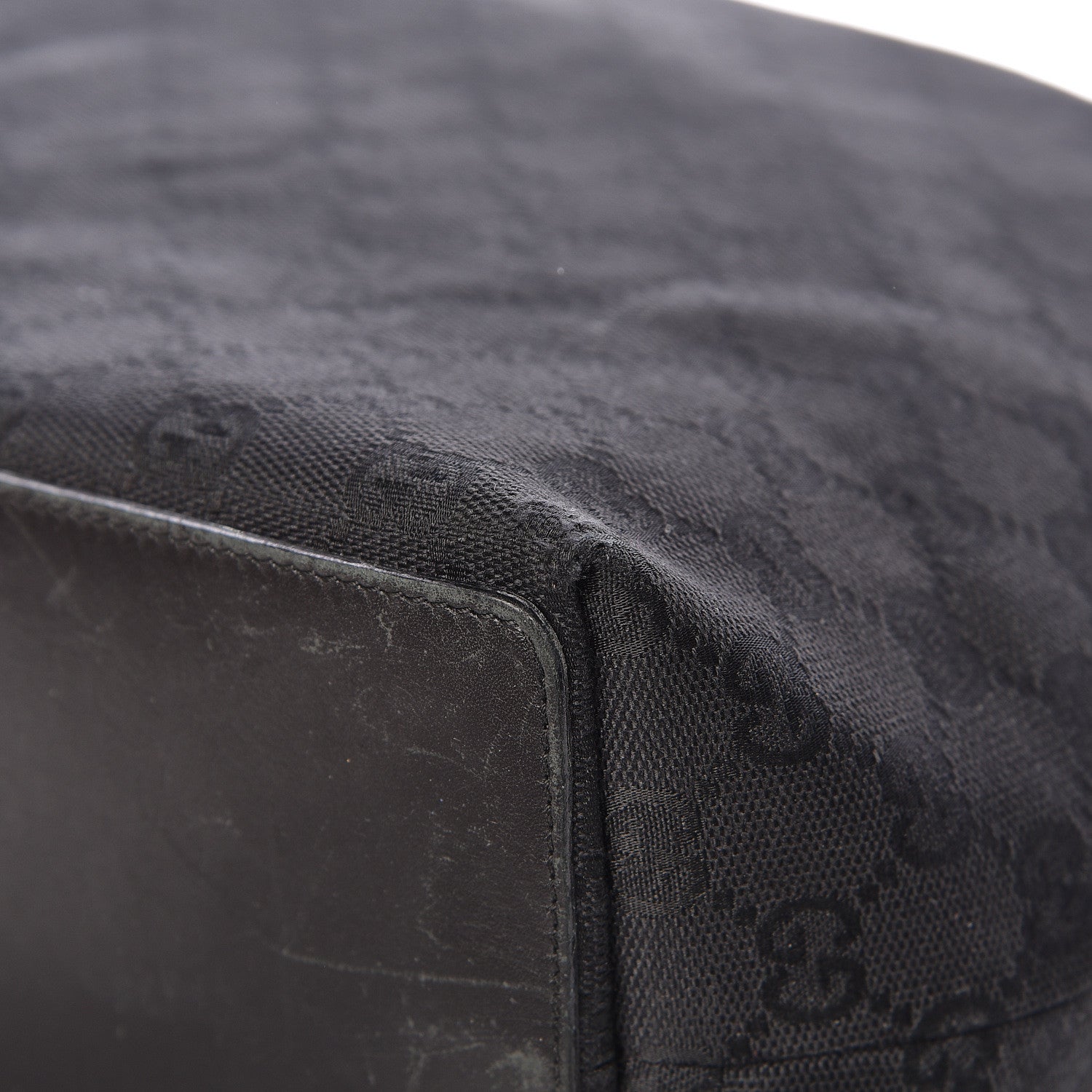 Gucci Monogram Bucket Tote Black 11 of 20