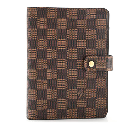 Louis Vuitton Damier Ebene Medium Ring Agenda Cover 1 of 6