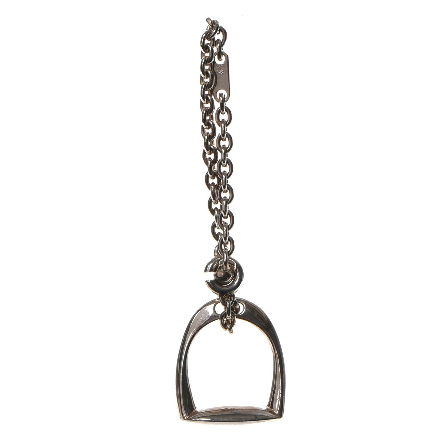 Sterling Silver Etrier Key Chain Bag Charm