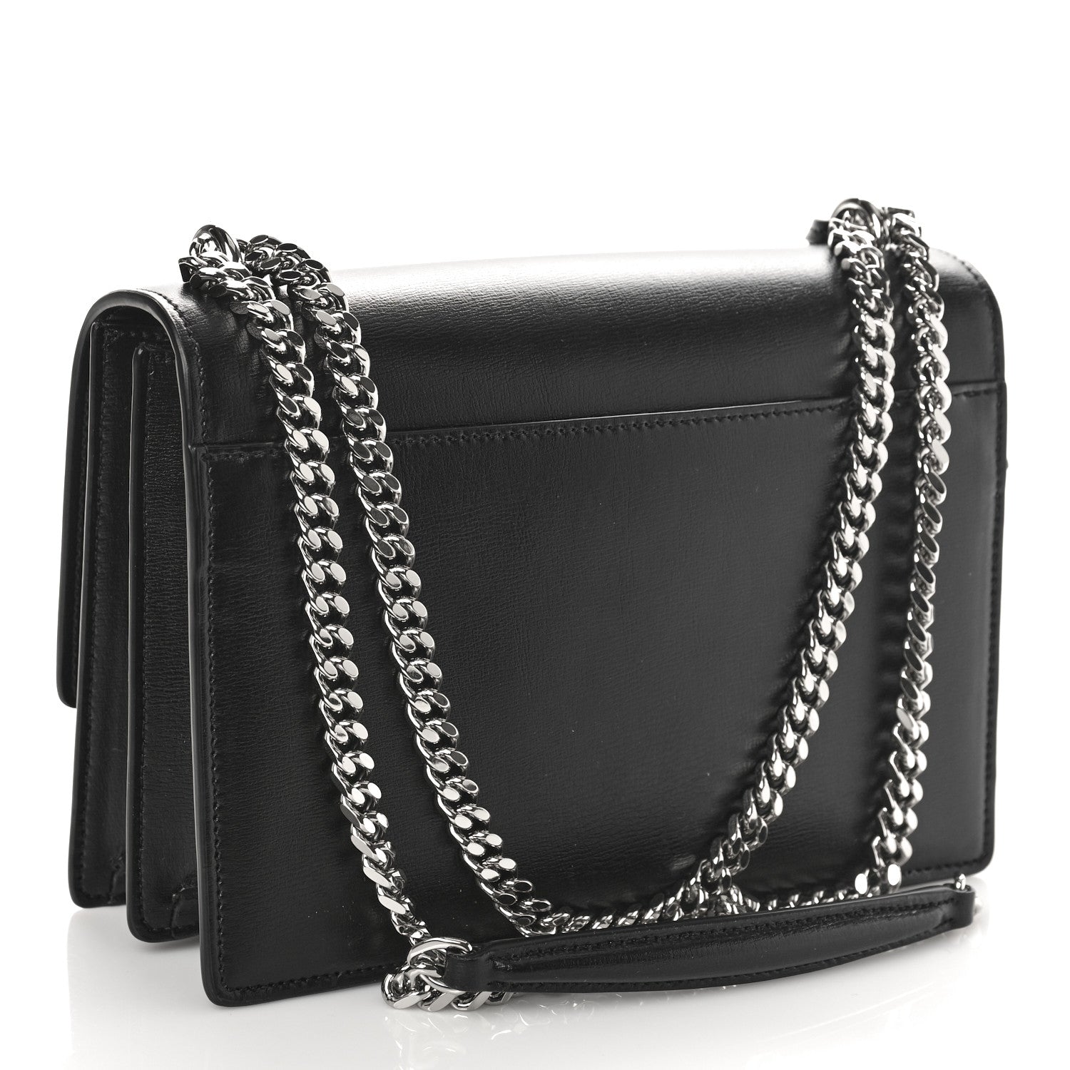 Saint Laurent Calfskin Medium Monogram Sunset Black 2 of 8