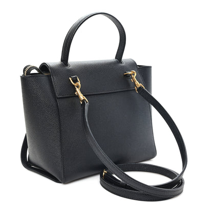 Celine Grained Calfskin Nano Belt Bag Black 3 of 10