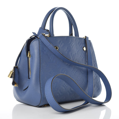 Louis Vuitton Empreinte Montaigne BB Denim 3 of 11