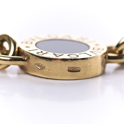 Bulgari 18K Yellow Gold Black Onyx BVLGARI BVLGARI Station Necklace 6 of 6