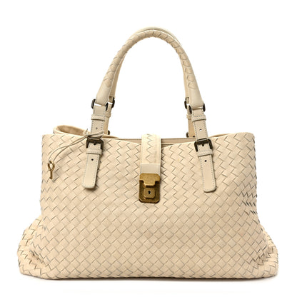 Bottega Veneta Nappa Intrecciato Medium Roma Tote Marmo 1 of 8